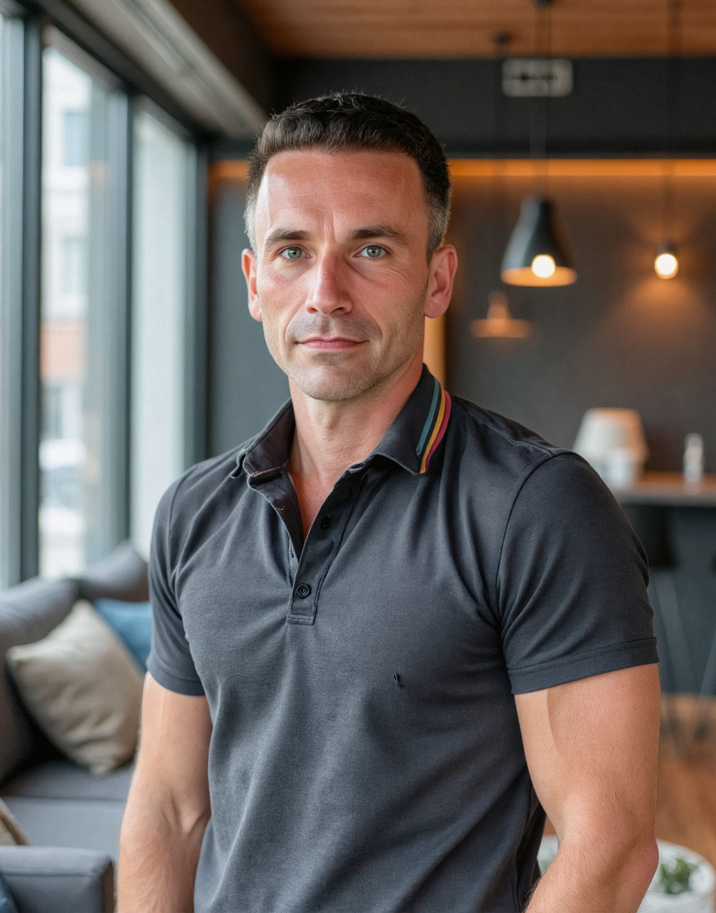 Gabriel Guenette in a professional casual setting